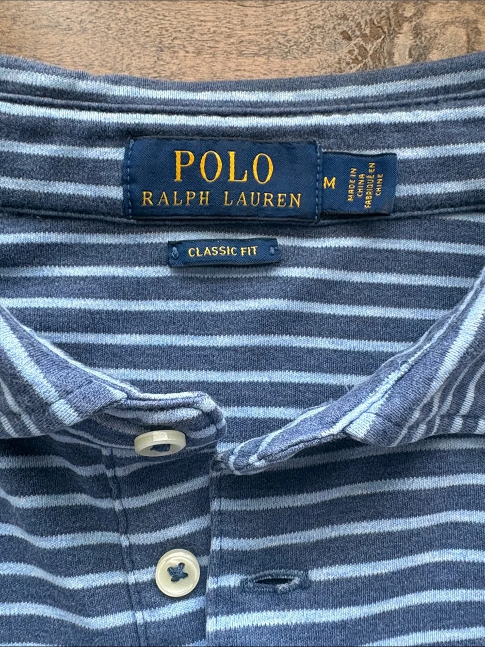 Polo by Ralph Lauren Blue Striped Polo